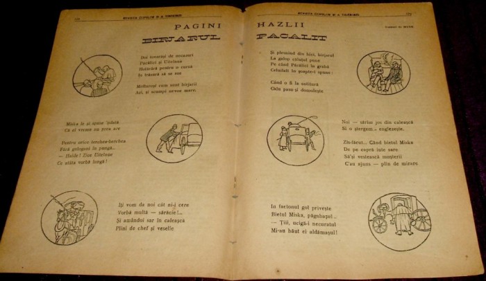 Revista copiilor si tinerimei Nr 21/1921, BD benzi desenate romanesti Iordache