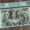REPRODUCERE pe hartie cu filigran si fire UV proiect bancnota 100 Lei 1929 nr.175