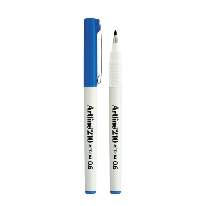 Liner Artline 210, Varf Fetru 0.6mm - Albastru