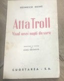 C. 1 Carte Interbelica - Regalista - Heinrich Heine - Atta troll ( visul unei nopti de vara)