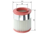 Filtru aer Audi A8 D3 (4E2, 4E8) Motor 3.0 TDI quattro, 185 mm, OE 4E0129620B