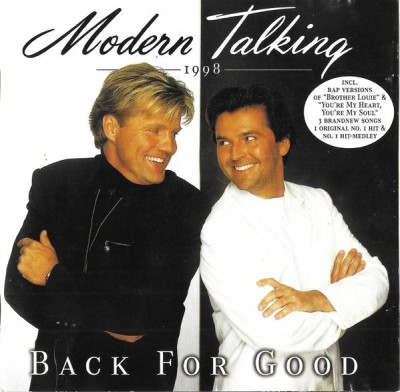 Modern Talking - Back For Good, CD foto