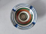 DD - Scrumiera ceramica Korund / Corund - Romania, anii 90, ceramica arta populara maghiara din Transilvania