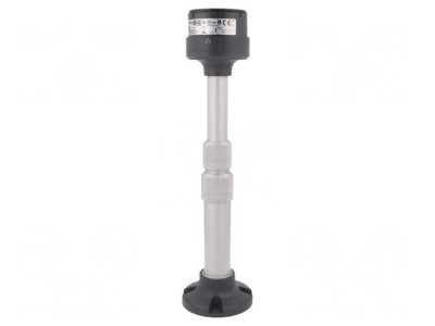 Suport Vertical Negru IP65 pentru Semnalizatoare foto