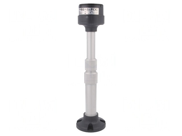 Suport Vertical Negru IP65 pentru Semnalizatoare