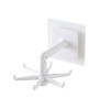 Carlig Rotativ Multifunctional Bucatarie, Montare Ușoară, Rezistent, Alb/Negru, 5kg