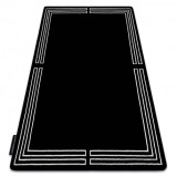 Covor HAMPTON Chick cadru negru, 200x290 cm