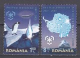 ROMANIA 2009 LP 1829 PROTEJATI REGIUNILE POLARE SI GHETARII SERIE MNH