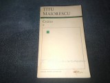 TITU MAIORESCU - CRITICE VOL II