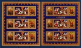 RO 2005 ,LP 1704a+b ,&quot; Craciun 2005 &quot;,minicoli : dantelat+nedantelat, MNH