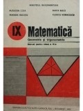 Augustin Cota - Matematica. Geometrie si trigonometrie - Manual pentru clasa a IX-a (Editia: 1997)