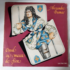 OMUL CU MASCA DE FIER - Alexandre Dumas, DISC DUBLU VINIL, ELECTRECORD