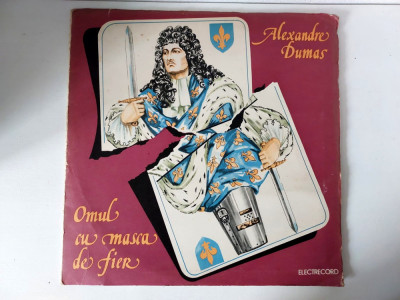 OMUL CU MASCA DE FIER - Alexandre Dumas, DISC DUBLU VINIL, ELECTRECORD foto