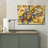 Tablou decorativ, 70100FAMOUSART-031, Canvas, 70 x 100 cm, Multicolor, Canvart