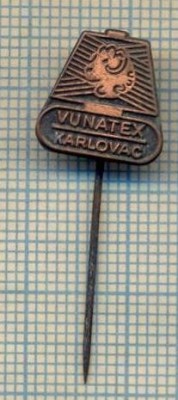 Y 235 INSIGNA - VUNATEX - KARLOVAC -CROATIA - IUGOSLAVIA -PENTRU COLECTIONARI foto