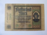 Rară! Germania 5000 Mark 1922 Berlin