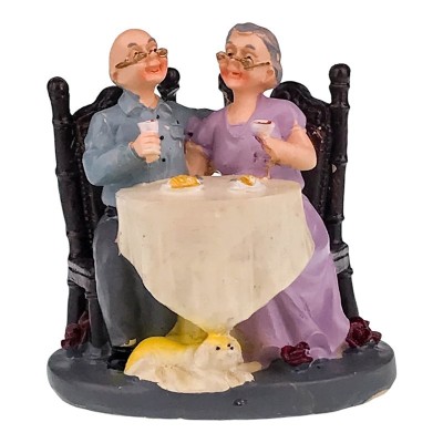 Decoratiune, Mos si baba, la masa foto