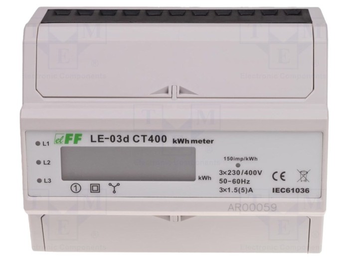 Contor digital DIN LCD 1,5A