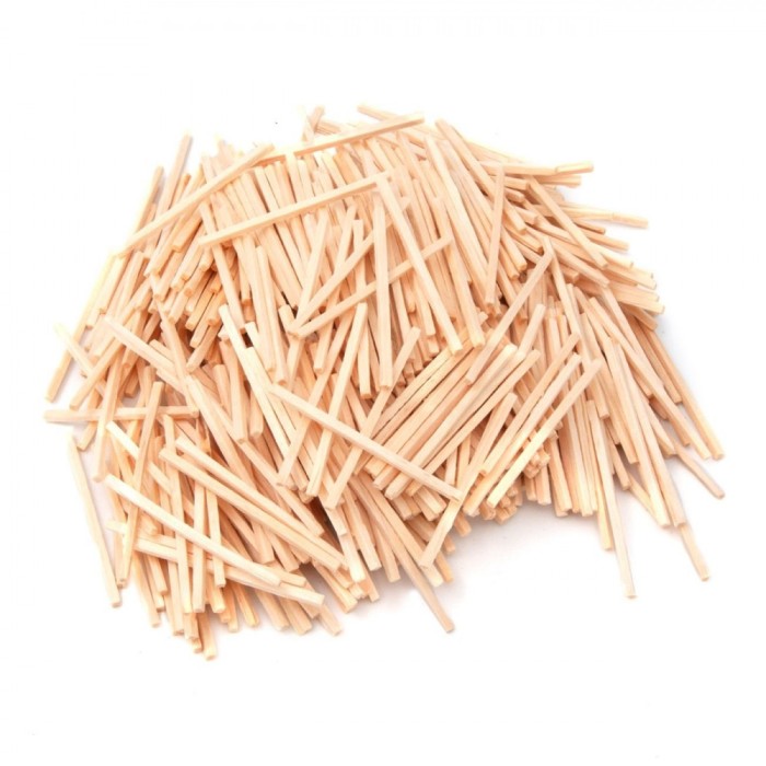 Bețișoare Lemn, Arts &amp; Crafts, 50mm, Naturale, Set 600 Bucăți
