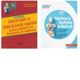 Pachet Barrons Admitere la medicina (2 carti): 1. Barrons Anatomie si fiziologie umana pentru admitere la facultatile de medicina; 2. Admiterea la Fac