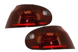 Stopuri LED pentru VW Golf 5 2004-2009, rosu inchis, set 4 piese