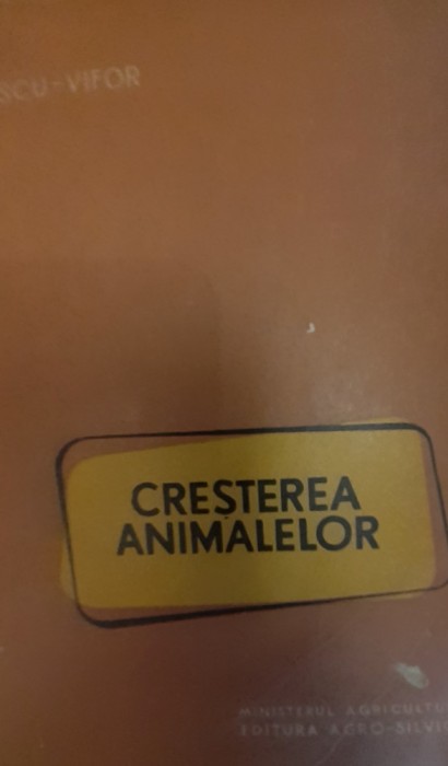 CRESTEREA ANIMALELOR St. Popescu VIFOR