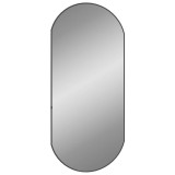 Cumpara ieftin Oglinda de perete, negru, 90x40 cm, ovala