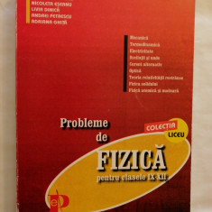 Probleme de fizica pentru clasele IX-XII, Armand Popescu & colectiv