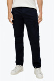 Pantaloni barbati chino Phoenix cu croiala Regular fit si talie medie bleumarin inchis