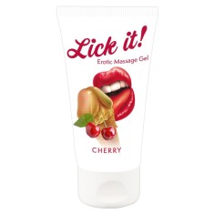Lubrifiant Erotic Massage Gel Cherry, 50 ml