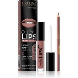 Eveline Cosmetics OH! my LIPS Matt set &icirc;ngrijire buze 02 Milky Chocolate