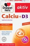 Calciu + D3, 30 comprimate, Doppelherz