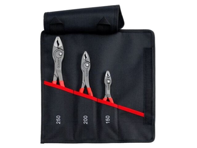 Set cleşti KNIPEX TwinGrip, 3 piese, m&acirc;nere cu manşoane din plastic