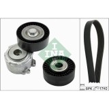 Set curea transmisie Citroen Xsara Picasso (N68) 09.99-06.12; Peugeot 206 Liftback (2a/C) 08.98-12.12, 206 Sw (2e/K) 07.02-, INA