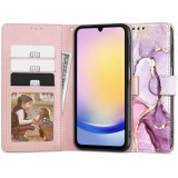 Husa Tech-Protect Wallet Wallet pentru Samsung Galaxy A25 5G Marble, Silicon