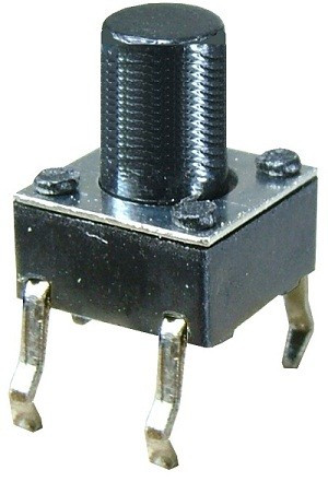 Microintrerupator 6x6mm, inaltime 13mm, 124311