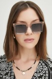 Medicine ochelari de soare femei, culoarea bej