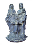 Cumpara ieftin Statueta decorativa, Familia lui Isus Hristos, Argintiu, 28 cm, DVR0208G