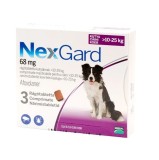 NexGard L 68 mg (10 &ndash; 25 kg) &ndash; 3 tablete -Protecție Specializată &Icirc;mpotriva