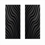 Set 2 stickere auto pentru stalpi usi &acirc; autocolant decorativ autoadeziv orajet, print outdoor ecosolvent, 50x22 cm