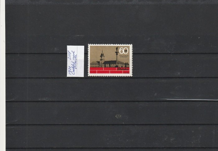 POLONIA - CASTELUL REGAL VARSOVIA ( MI PL 2118 ) 1971 MNH