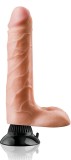 Vibrator REAL FEEL DELUXE No.6, Multispeed, TPR, Natural, 21 cm, Pipedream