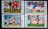 Coasta de fildes 1990 sport fotbal, C.M. de fotbal Italia 90, serie 4v neștampilată