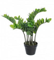 Planta artificiala verde in ghiveci cu cu 114 frunze ? 66 cm x 64 h Elegant DecoLux foto