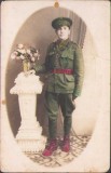 P201 Militar rom&acirc;n, perioada interbelică, fotografie colorizată