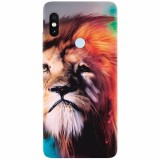 Husa silicon pentru Xiaomi Mi Max 3, Awesome Art Of Lion