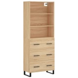 Cumpara ieftin Dulap inalt, stejar sonoma, 69,5x34x180 cm, lemn compozit