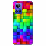 Husa Realme GT NEO 3 5G Silicon Gel Tpu Model Colorful Cubes