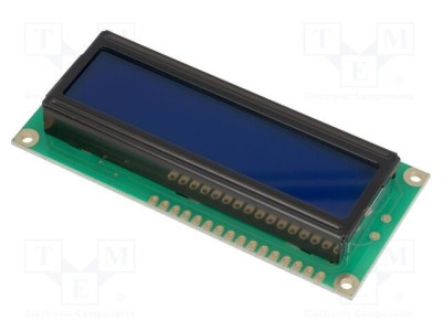 Afișaj LCD alfanumeric 16x2 STN Negative albastru RAYSTAR OPTRONICS foto
