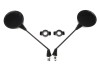 Set 2 oglinzi 140, filet M8 cu prindere, culoare negru Cod Produs: MX_NEW LM0095
